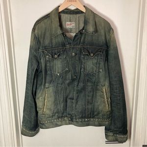 Gap Distressed Denim Jean Jacket - XL - Fall 2006 collection